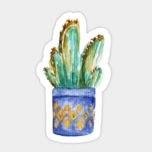 Watercolor cactus Sticker